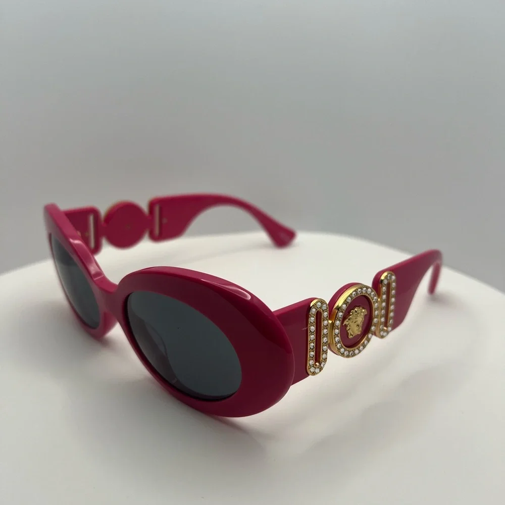 Versace Pink Sunglasses Luxurious Accessories - Picture 2 of 6